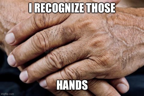 I RECOGNIZE THOSE HANDS | made w/ Imgflip meme maker