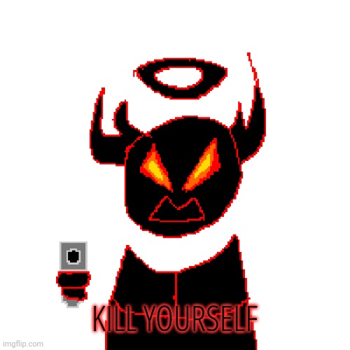 Zeta KYS | KILL YOURSELF | image tagged in zeta kys | made w/ Imgflip meme maker