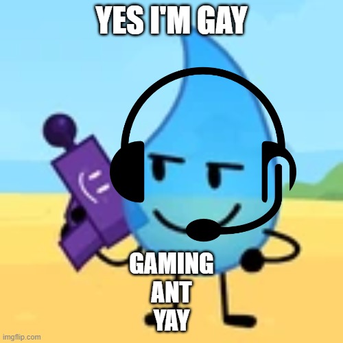 teardrop gaming | YES I'M GAY; GAMING
ANT
YAY | image tagged in teardrop gaming | made w/ Imgflip meme maker