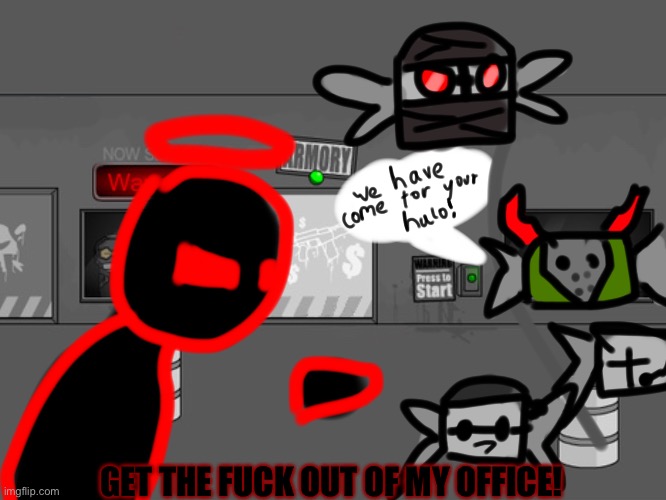 trend | GET THE FUCK OUT OF MY OFFICE! | made w/ Imgflip meme maker