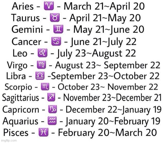 meme4 | image tagged in zodiac signs | made w/ Imgflip meme maker