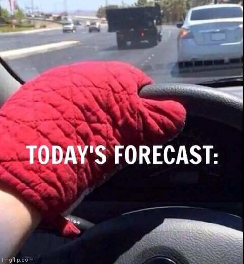 Day in Texas | image tagged in hot,baking,car | made w/ Imgflip meme maker