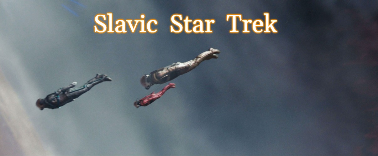 Orbital Skydiving | Slavic  Star  Trek | image tagged in orbital skydiving,slavic star trek,star trek,slavic | made w/ Imgflip meme maker