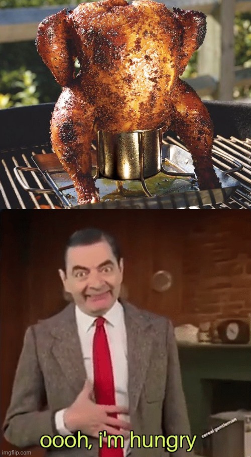 Chicken | image tagged in mr bean im hungry,chicken,foods,food,memes,meme | made w/ Imgflip meme maker