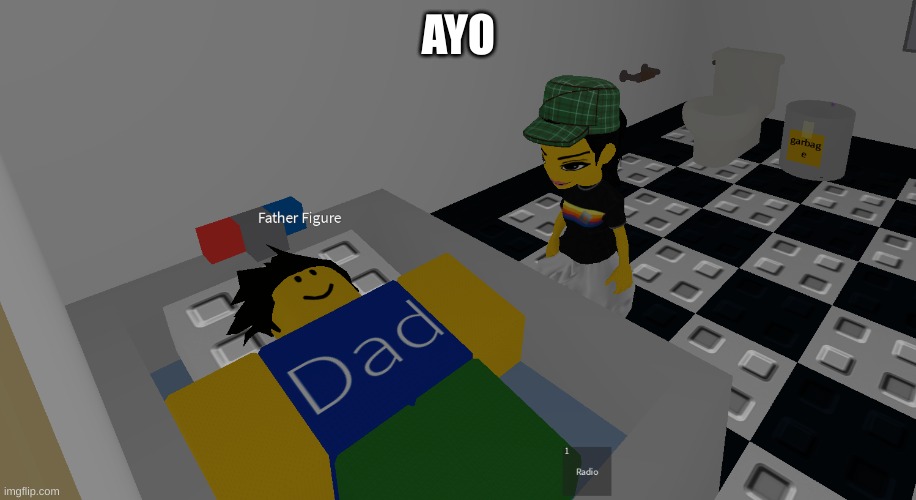 father figure | AYO | image tagged in father figure | made w/ Imgflip meme maker