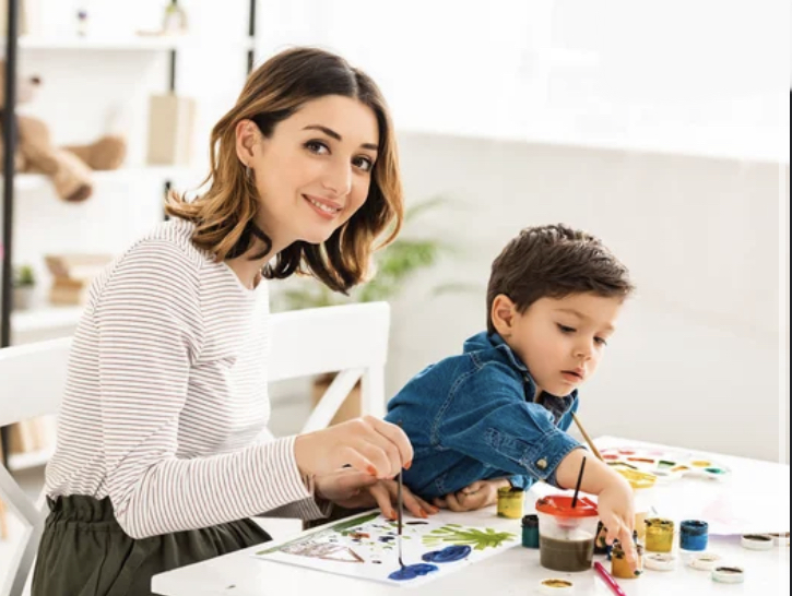 High Quality Mother and son Blank Meme Template