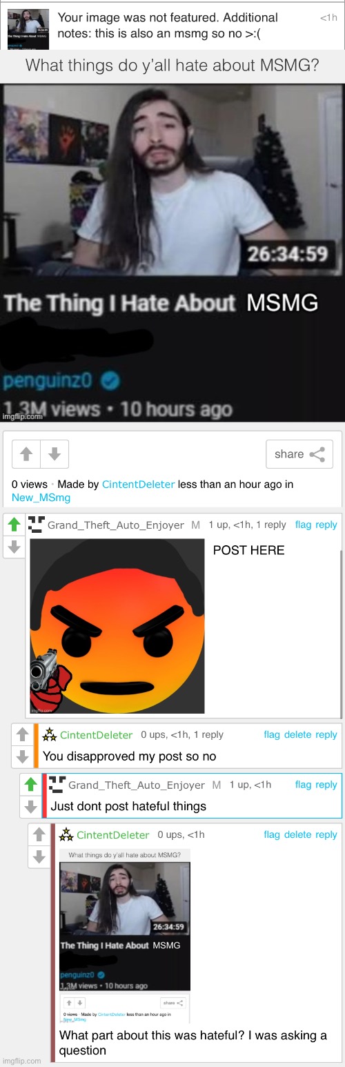 And that’s why I mainly post here. :) Update: got it approved | made w/ Imgflip meme maker