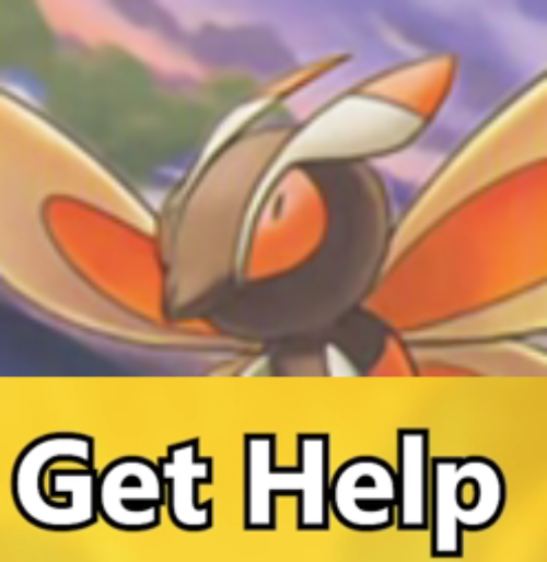 High Quality Mothim Get Help Blank Meme Template