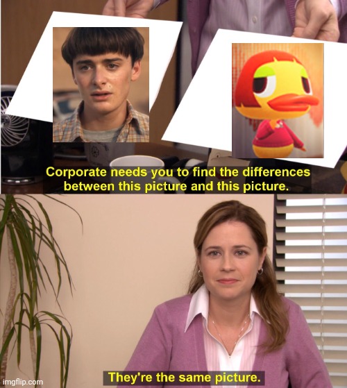 Tell me you see it | image tagged in memes,they're the same picture,stranger things,funny | made w/ Imgflip meme maker