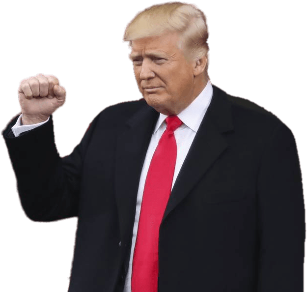 High Quality Trump fist with transparency Blank Meme Template