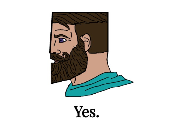 Blank White Template | Yes. | image tagged in blank white template | made w/ Imgflip meme maker