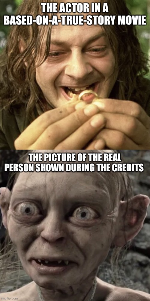 smeagol ring meme