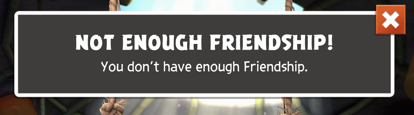 not enough friendship Blank Meme Template