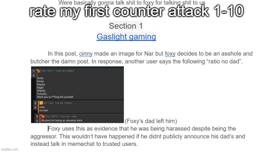 im not a good writer | rate my first counter attack 1-10 | made w/ Imgflip meme maker