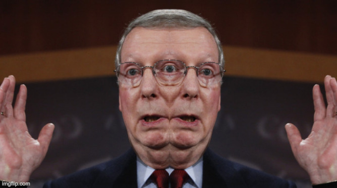 High Quality two-faced mitch Blank Meme Template