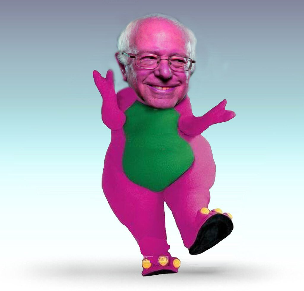 Bernie the dinosaur Blank Meme Template