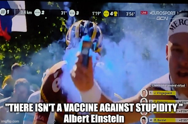 Infinite Stupidity | "THERE ISN'T A VACCINE AGAINST STUPIDITY "
Albert Einstein | image tagged in human stupidity | made w/ Imgflip meme maker