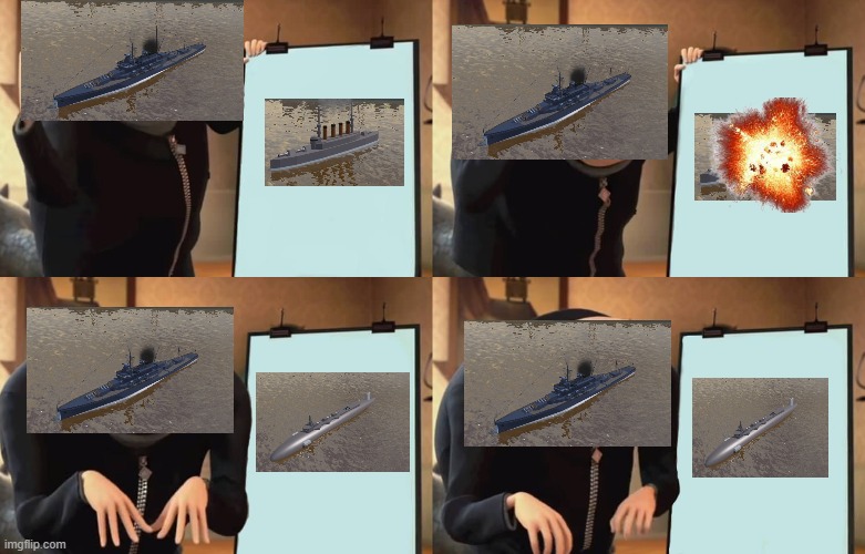 overpowered cruiser plan be like | image tagged in gru,warships,lol so funny,wait what | made w/ Imgflip meme maker