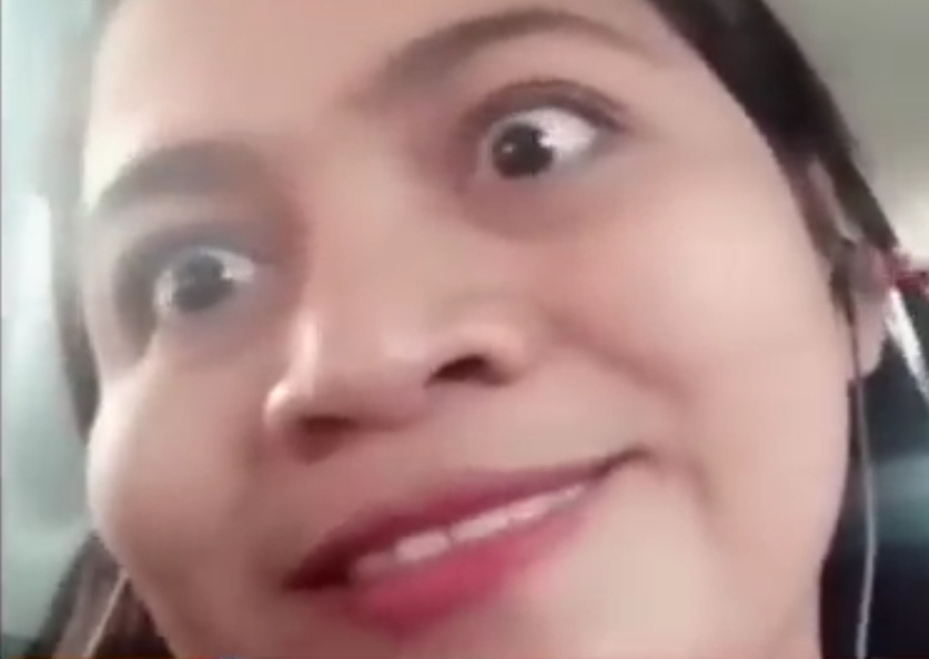 Filipina Woman Possessed by a Bad Spirit While on-Air Blank Meme Template