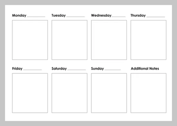 To-Do List of the Week Blank Meme Template