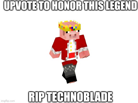 In honor of technoblade, I made this #technoblade #mincraft #edit #RIP, technobladde