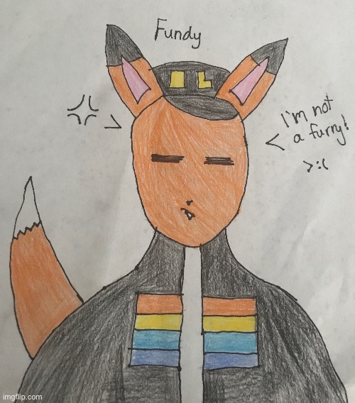 I *Attempted* To Draw Fundy! - Imgflip