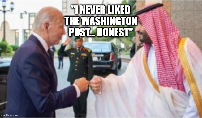 "I NEVER LIKED THE WASHINGTON POST... HONEST" | made w/ Imgflip meme maker