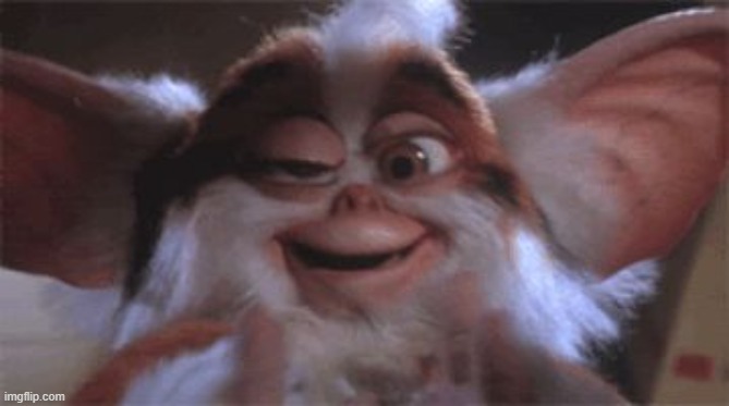 drunk gremlin | image tagged in drunk gremlin | made w/ Imgflip meme maker