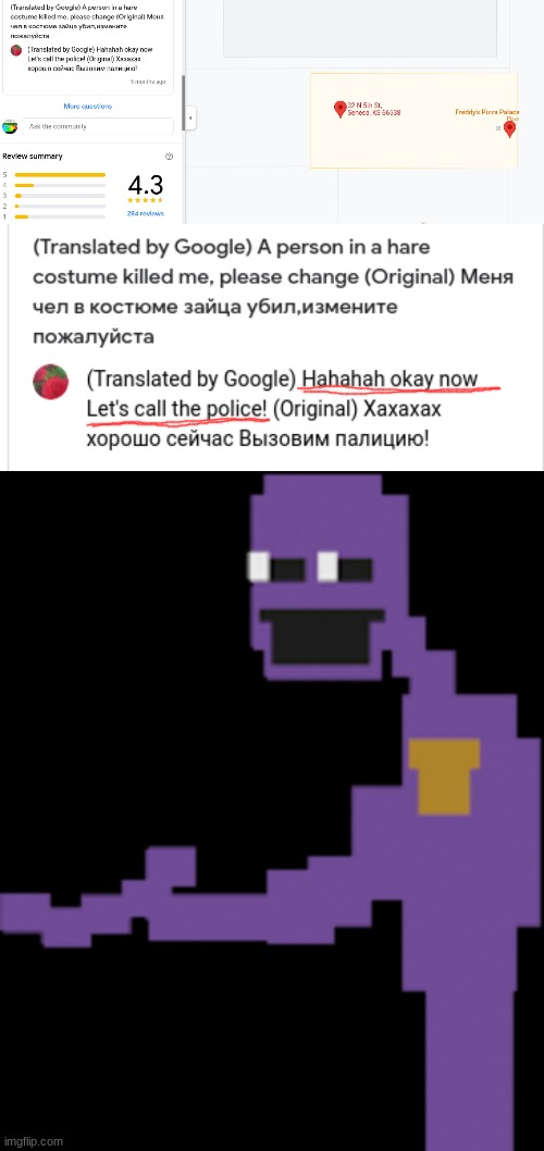 NO CAP | image tagged in purple guy | made w/ Imgflip meme maker