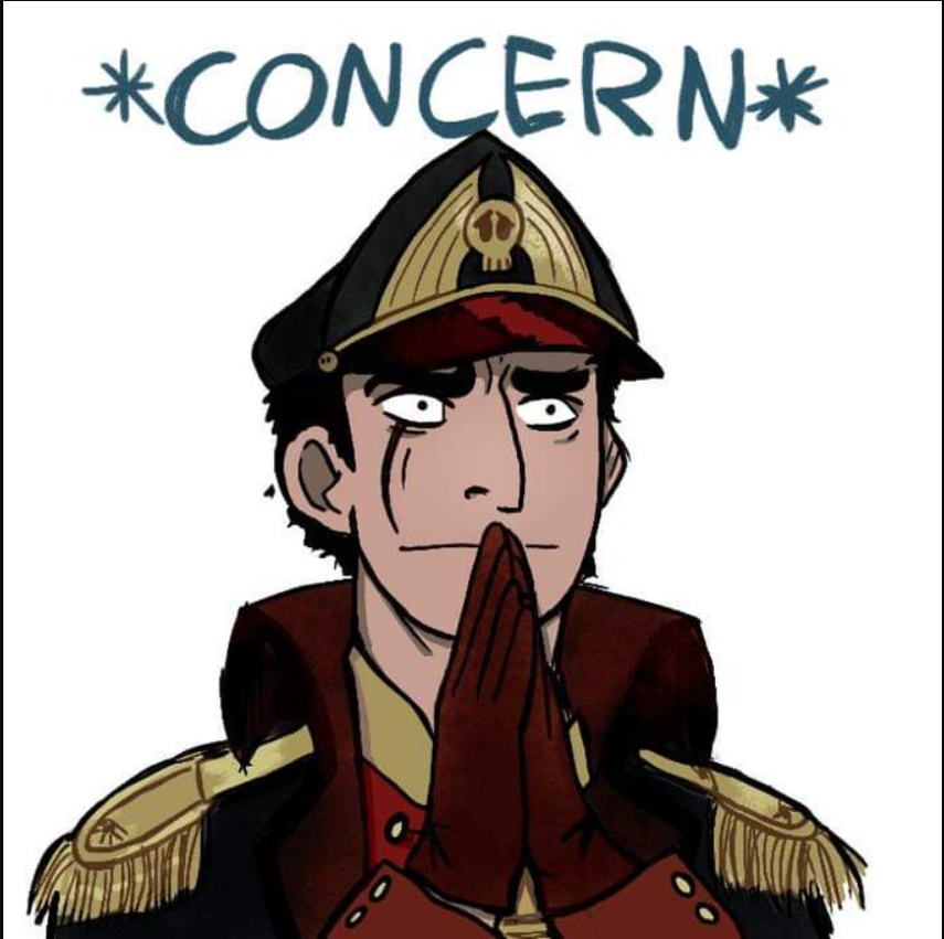 High Quality commissar concern Blank Meme Template