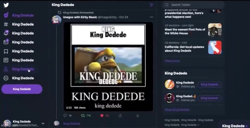 King Dedede | image tagged in king dedede | made w/ Imgflip meme maker