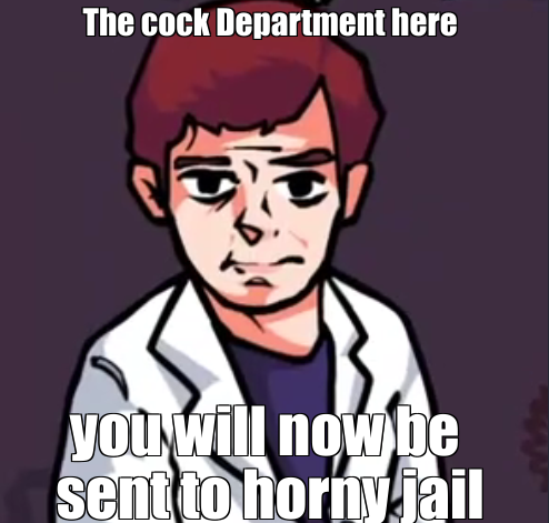 Horny jail Blank Meme Template