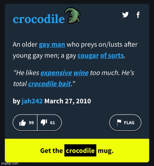 :crocodile: | 🐊 | made w/ Imgflip meme maker