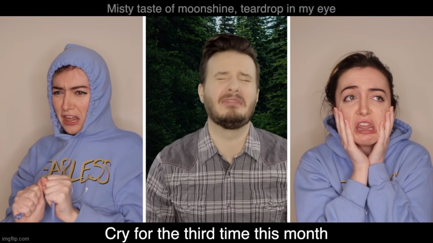 malinda_irl | image tagged in cry for the third time this month | made w/ Imgflip meme maker