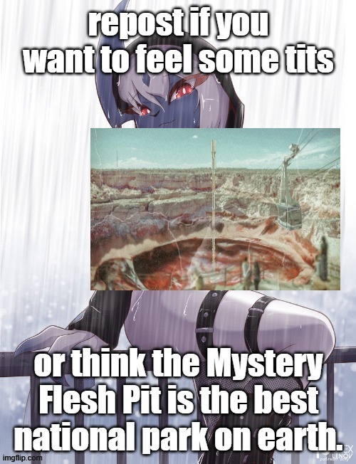 Mystery Flesh pit is the best (Absol R34 detected, dispatching M18 Hellcat) | made w/ Imgflip meme maker