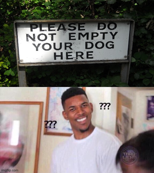 A repost from years ago, was going on YHOJ until I found another meme of this | image tagged in black guy confused,park sign | made w/ Imgflip meme maker
