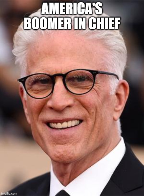 K boomer | AMERICA'S BOOMER IN CHIEF | image tagged in memes,cheers | made w/ Imgflip meme maker