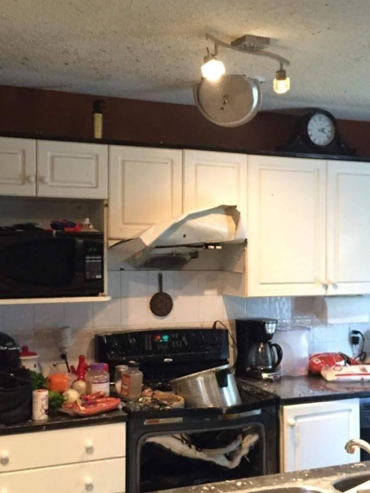 High Quality Cooking mess Blank Meme Template