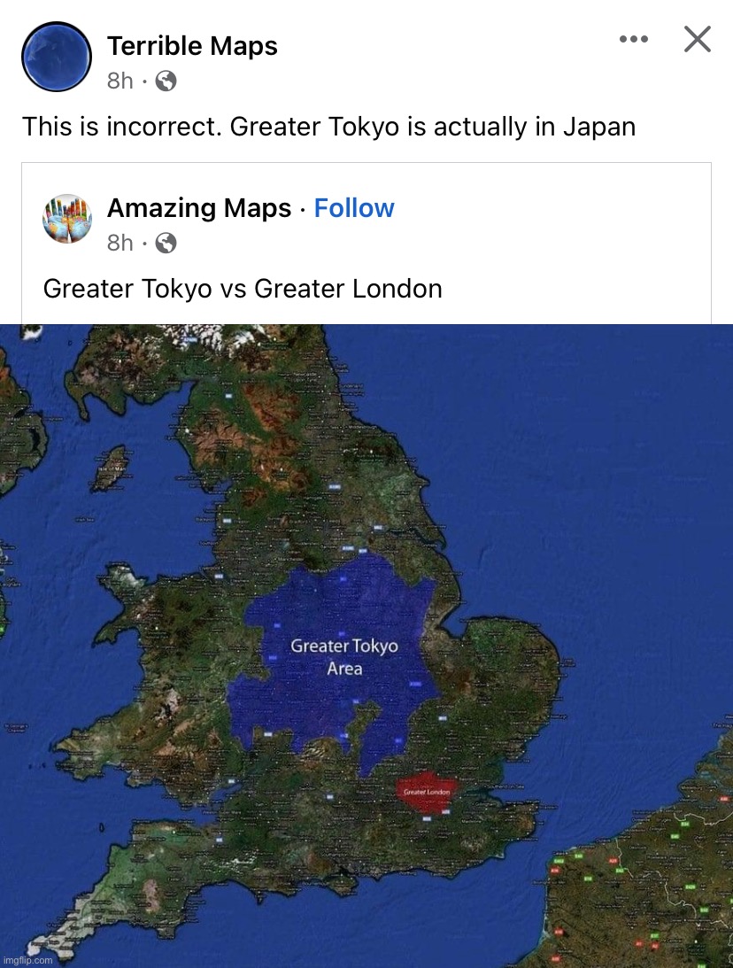Greater Tokyo vs. Greater London | image tagged in greater tokyo vs greater london | made w/ Imgflip meme maker