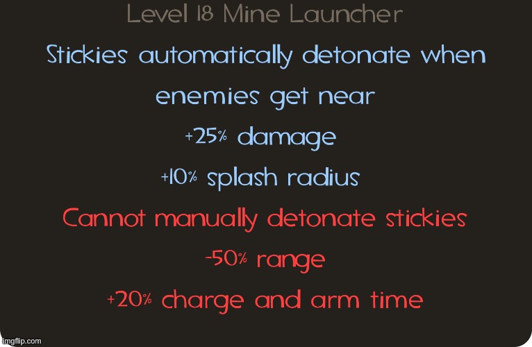Tf2 players what are your opinions on my idea for demoman sticky launcher | made w/ Imgflip meme maker
