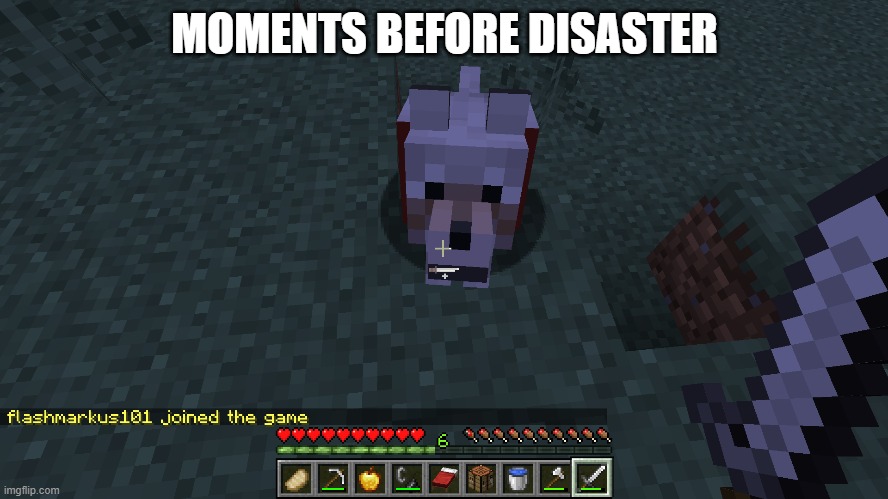 MOMENTS BEFORE DISASTER | image tagged in moments before disaster | made w/ Imgflip meme maker