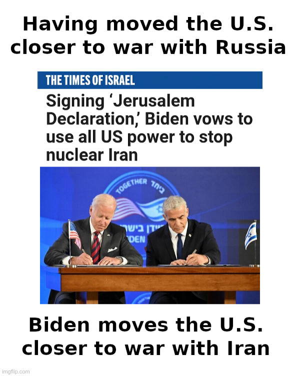With Biden In Charge, What Can Go Wrong? WW3 Maybe? | image tagged in clueless,joe biden,russia,israel,iran,world war 3 | made w/ Imgflip meme maker
