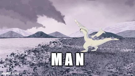 M A N | M A N | image tagged in lugia at the beach | made w/ Imgflip meme maker