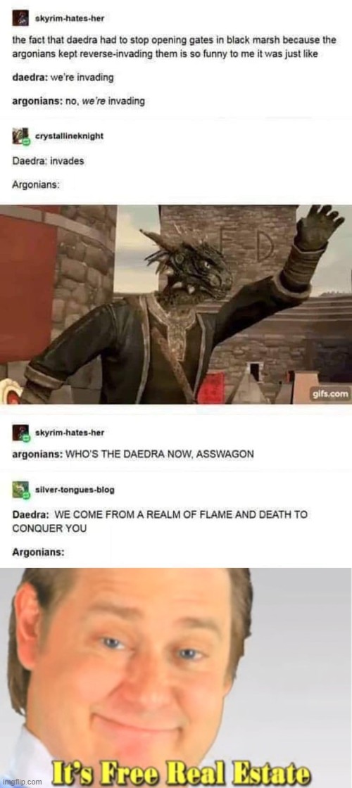 image tagged in elder scrolls | made w/ Imgflip meme maker