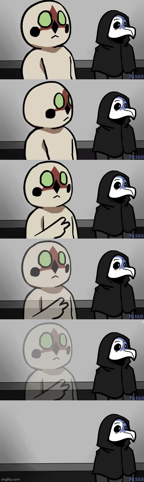 SCP-173 Disappearing Blank Meme Template