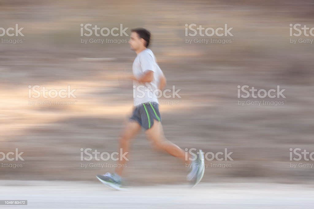 man running fast Blank Meme Template