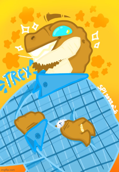 Art for Trex! Sadly he doesn't have imgflip.. BTW For any dirty minds o-o he requested the ring | made w/ Imgflip meme maker