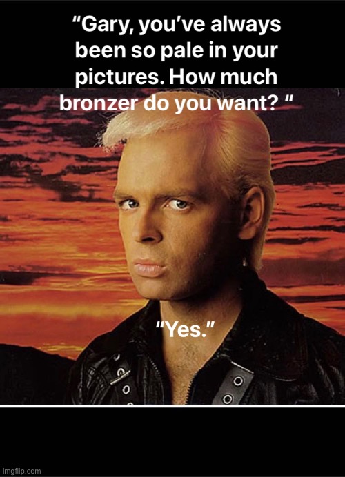 Gary Numan | image tagged in warriors,gary numan,synthpop,synthesizer,1980s | made w/ Imgflip meme maker