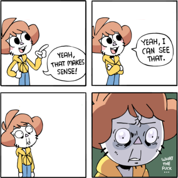 OwlTurd Yeah That Makes Sense Blank Meme Template