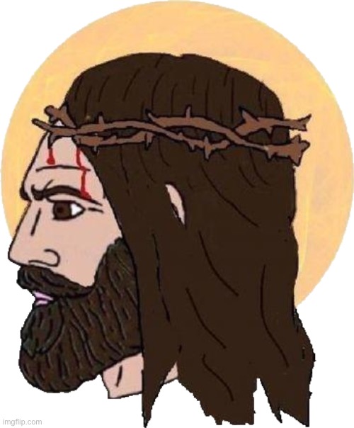 Jesus Chad | image tagged in jesus chad | made w/ Imgflip meme maker